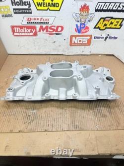 Edelbrock 2101 Performer Collecteur d'admission 55-86 Small Block Chevy 262-400ci