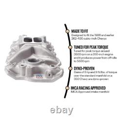 Edelbrock 2701 SBC Performer EPS Admission en Aluminium Petit Bloc Chevy 305 327 350