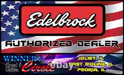 Edelbrock 2975 Victor Jr. Collecteur d'admission à 23 degrés pour petit bloc Chevy