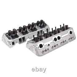 Edelbrock 5089 Têtes de Cylindre E-Street Small-Block Chevy 64cc Fabriquées aux USA