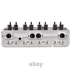 Edelbrock 5089 Têtes de Cylindre E-Street Small-Block Chevy 64cc Fabriquées aux USA