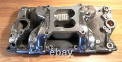 Edelbrock 7501 Collecteur d’admission Performer RPM Air Gap 1955-86 Small Block Chevy
