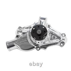 Edelbrock Inc. 8892 Pompe à eau moteur inversée courte pour Chevy Small Block