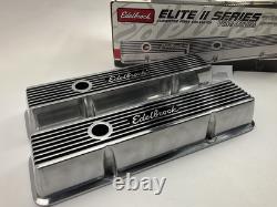 Ensemble de cache-culbuteurs Edelbrock 4262 Elite Series, SBC Small Block Chevy 305 350 400