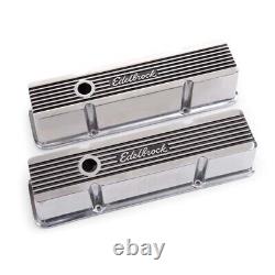 Ensemble de couvercles de soupapes de la série Elite Edelbrock 4263, petit bloc compatible avec Chevy