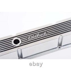 Ensemble de couvercles de soupapes de la série Elite Edelbrock 4263, petit bloc compatible avec Chevy