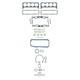 Ensemble De Joints De Moteur Fel-pro Kit Complet Pour Petit Bloc Chevy Bse2601000at