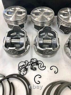 Ensemble de pistons à tête creuse hypereutectique V8 400 Small Block Chevy avec segments correspondants