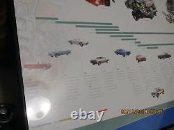 Gm Chevy Original 50 Ans. De L'art De L'affiche D'évolution Du Petit Moteur De Bloc