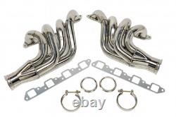 Grand Bloc Pour Chevy BBC Collecteurs en Acier Inoxydable V-BAND Twin Turbo 427 454 396 502 572
