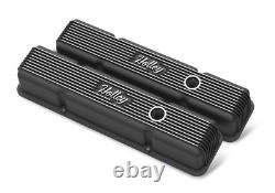 HOLEY 241-242 Cache-culbuteurs vintage haut à ailettes pour petit bloc Chevy