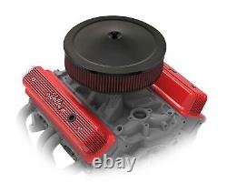 Holley 241-250 Holley Couvercles de soupape nervurés pour moteurs Small Block Chevy