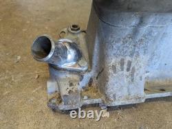 Intake Tunnel Ram Weiand Vintage Say Why-And Small Block Chevy pour carburateurs doubles