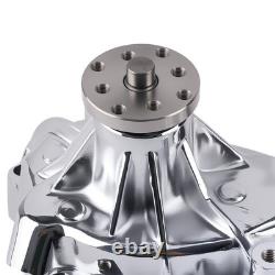 Kit de chrome pour petit bloc pour Chevy Chevrolet 350 avec alternateur à pompe à eau longue