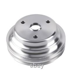 Kit de chrome pour petit bloc pour Chevy Chevrolet 350 avec alternateur à pompe à eau longue