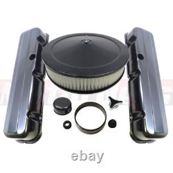 Kit de décoration de moteur BBC Big Block Chevy avec filtre à air court 396 427 454 502 noir