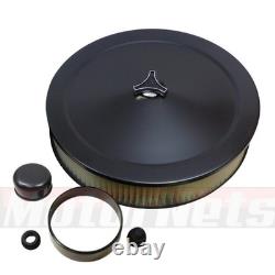 Kit de décoration de moteur BBC Big Block Chevy avec filtre à air court 396 427 454 502 noir