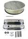 Kit De Décoration De Moteur En Aluminium à Boulon Central à Ailettes Pour Petit Bloc Chevy 87+ Sbc Haut