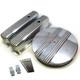 Kit De Décoration De Moteur En Aluminium à Boulon Central Cannelé Small Block Chevy 87+ Tall Sbc