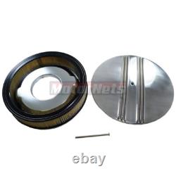 Kit de décoration de moteur en aluminium à boulon central cannelé Small Block Chevy 87+ Tall SBC