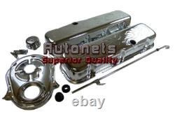 Kit de décoration de moteur en chrome Big Block Chevy pour couvercle de soupape en flamme BBC 1965-95 396-502