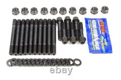 Kit de goujons principaux ARP SBC 12 points en chromoly avec finition en oxyde noir pour moteur Small Block Chevy