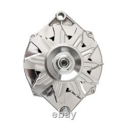 Kit de moteur à pompe longue en chrome pour petit bloc Chevy 1969-1987 remplacement direct