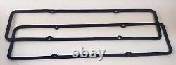Kit de personnalisation moteur court noir à ailettes pour Small Block Chevy SBC 283 350 400 de 1958 à 1979