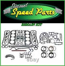 Kit de ré-anneaux premium Enginetech pour moteur 76-85 Small Block Chevy 305 5.0L