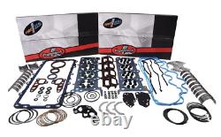 Kit de réassemblage de moteur avec segments chromés pour GM/Chevrolet 5.3L/325 Bloc en aluminium 05-07