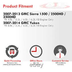 Long Tube Exhaust Manifold Header + Y-pipe Pour 2007-2013 Sierra Silverado Gmt V8