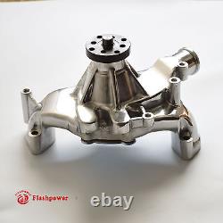 Long Water Pump Big Block Chevy Polished Aluminum<br/>


 <br/>  
Translation: Pompe à eau longue en aluminium poli pour Big Block Chevy