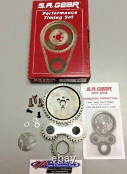 Petit Bloc Chevy 350 Roller Cam Engine Gear Drive Timing Kit S. A. Germe 78450