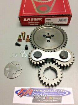 Petit Bloc Chevy 350 Roller Cam Engine Gear Drive Timing Kit S. A. Germe 78450