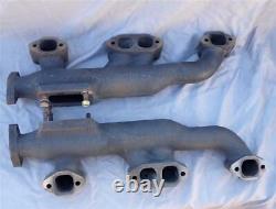 Petit Bloc Chevy Twin Turbo Exhaust Manifolds Gale Banks Sbc Tt Cast Iron 51103