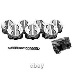 Pistons plats Speed Pro Small Block Chevy avec revêtement, alésage .040 H345DCP40 350 Set