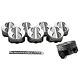 Pistons Plats Speed Pro Small Block Chevy Avec Revêtement, Alésage .040 H345dcp40 350 Set