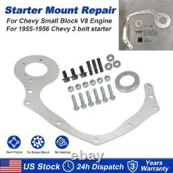 Plaque de réparation de support de démarreur pour Chevy SBC 55-56, réparation de bloc cassé, moteur cassé