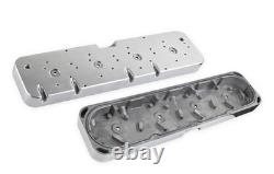 Plaques d'adaptation de couvercle de soupape Holley 241-296 LS en aluminium naturel