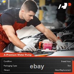 Pompe à eau courte en aluminium satin A-Premium pour moteur W à gros blocs Chevy