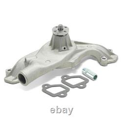 Pompe à eau courte en aluminium satin A-Premium pour moteur W à gros blocs Chevy