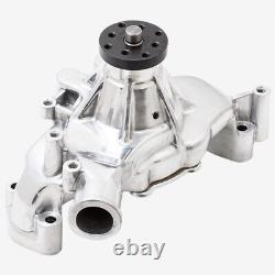 Pompe à eau en aluminium poli à haut débit Chevrolet Mark IV Big Block