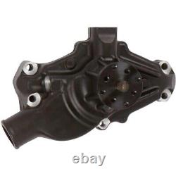 Pompe à eau inverse ultra courte de rotation pour petit bloc Chevy Ultra Series March BLK