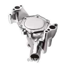 Pompe à eau longue en chrome à débit élevé pour moteur petit bloc Chevy 283 305 350 400