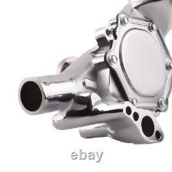 Pompe à eau longue en chrome à débit élevé pour moteur petit bloc Chevy 283 305 350 400
