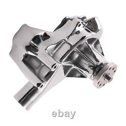 Pompe à eau longue en chrome à débit élevé pour moteur petit bloc Chevy 283 305 350 400