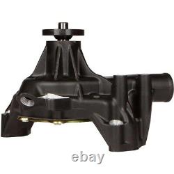 Pompe à eau longue noire haute débit Small Block Chevy 350 SBCL March Ultra Series