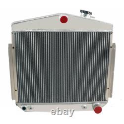 Pour 1955 1956 55 56 Petit/ Gros Bloc Chevy V8 L6 Moteur Radiateur en Aluminium 3 Rangées