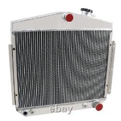 Pour 1955 1956 55 56 Petit/ Gros Bloc Chevy V8 L6 Moteur Radiateur en Aluminium 3 Rangées