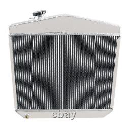 Pour 1955 1956 55 56 Petit/ Gros Bloc Chevy V8 L6 Moteur Radiateur en Aluminium 3 Rangées